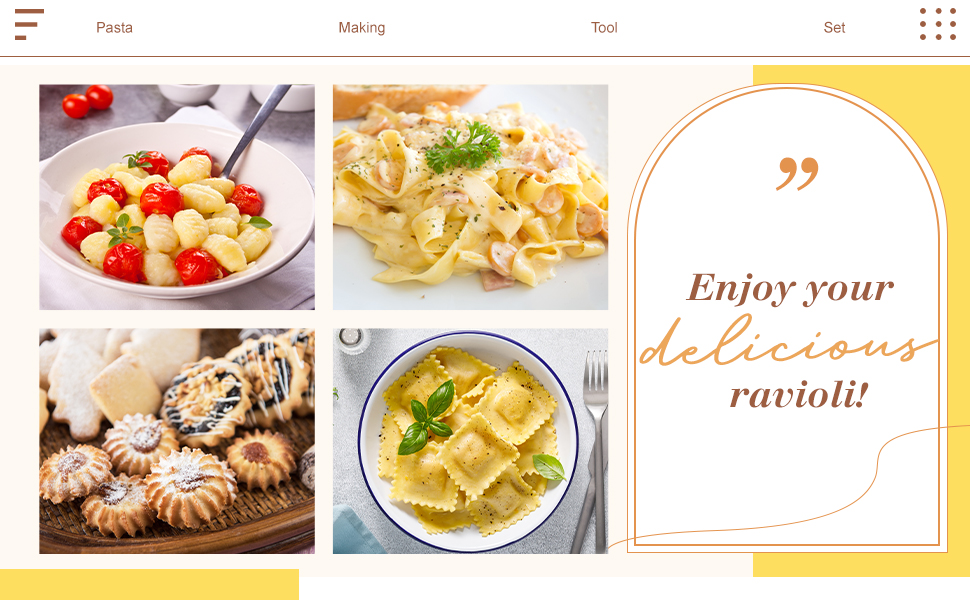 Tioncy 9 Pcs Pasta Making Tool Set, Wood Gnocchi Board with Ravioli Mold Raviolo Maker Raviolo Stamp Rolling Pin Gnocco Maker for Home Cooking Kitchen Gift(Pattern Gnocchi Board with Ravioli Mold Set)