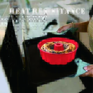 SOV silicone cake pan, silicone Cake Molds, Bakeware Non Stick 10 inch Pan for Jello,Gelatin,cake, Silicone Baking Molds for Cakes, Round Baking Pan (1 pack)