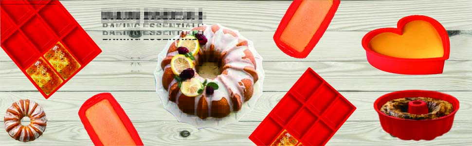 SOV silicone cake pan, silicone Cake Molds, Bakeware Non Stick 10 inch Pan for Jello,Gelatin,cake, Silicone Baking Molds for Cakes, Round Baking Pan (1 pack)