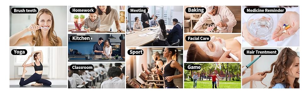 Kitchen Timers for Cooking Seniors 60 Minute Mechanical Kitchen Timer Loud Alarm Clock for Cooking Baking No Batteries Needed Visual Timer Ideal for Kitchen Management Precise Cooking Timing 1 Pack