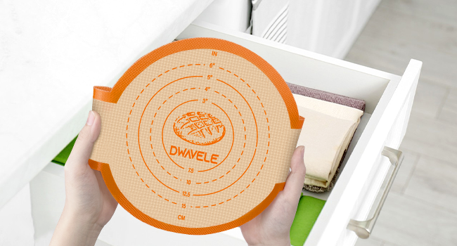 Silicone Bread Sling for Dutch Oven, Non-Stick & Easy to Clean Baking Mat Set, 2 Pcs Reusable Bread Sling for Sourdough Tools ＆ Accessories