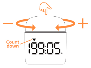 Digital Kitchen Timer,Countdown Countup Timer with Large LED Display Volume Adjustment,Timer for Cooking, Classroom Time for Kids and Teachers. (Gold)