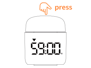 Digital Kitchen Timer,Countdown Countup Timer with Large LED Display Volume Adjustment,Timer for Cooking, Classroom Time for Kids and Teachers. (Gold)