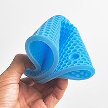 homEdge Silicone Trivets Mat, 6 Packs Multipurpose Non Slip Heat Resistant Pot Holder-Assorted Color