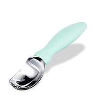 Brigii Ice Cream Scoop with Comfortable Handle, Professional Grade Scooper, Great for Spooning Frozen Hard Gelato and Sorbet, Melon-Black