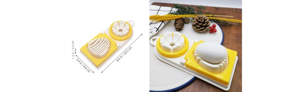 Egg Cutting Tool Vegetable Slicer Kitchen Fruit Slicer Diy Egg Slicer Egg Cutter for Kitchen Food Slicer for Home Egg Separator Versatile Egg Slicer Creative Food Slicer