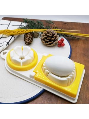 Egg Cutting Tool Vegetable Slicer Kitchen Fruit Slicer Diy Egg Slicer Egg Cutter for Kitchen Food Slicer for Home Egg Separator Versatile Egg Slicer Creative Food Slicer
