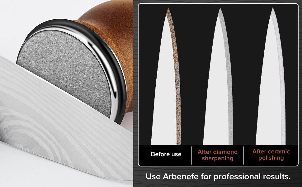 Rolling Knife Sharpener Tool Kit, Multi-Angle Magnetic Roller Sharpeners for Kitchen Knives, Diamond&Ceramic Knife Sharpening System Set, Offers 12&15&20&25 Degree Sharpening