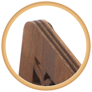 5 Pcs Life Tree Wooden Trivets with Storage Rack Hot Pads Trivets for Hot Dishes Pots and Pans Heat Resistant Mat Set Tea Pot Holders for Kitchen Dining Table(Dark Wood)