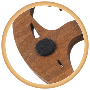 5 Pcs Life Tree Wooden Trivets with Storage Rack Hot Pads Trivets for Hot Dishes Pots and Pans Heat Resistant Mat Set Tea Pot Holders for Kitchen Dining Table(Dark Wood)