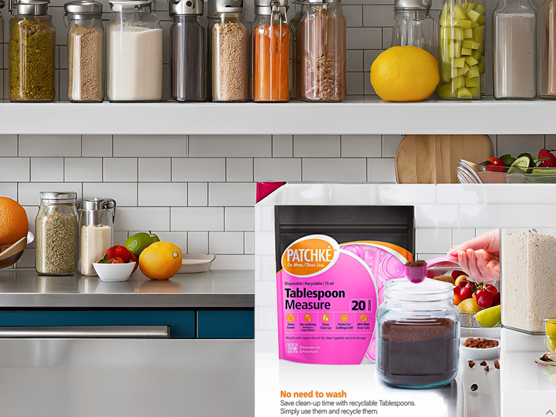 40-Pack Plastic Measuring Spoons Set – 20 × Teaspoons + 20 × Tablespoons, Small Scoops for Coffee, Baby Formula, Protein Powder, Spices, Pet Food & Kitchen Use