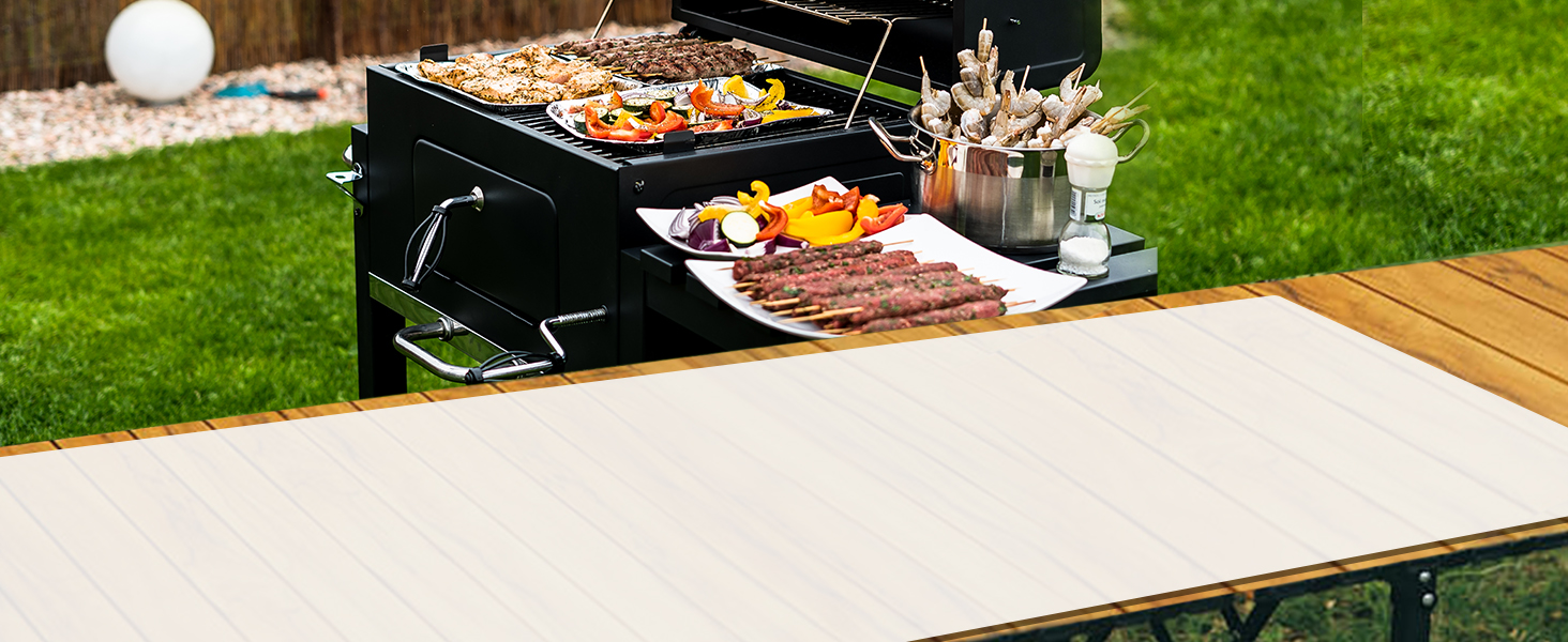 Ultibe Silicone Mats for Kitchen Counter, 78.7''x23.6''(200cmx60cm) Largest Heat Resistant Counter Mat Kitchen Island Waterproof Thicken Non-Slip Countertop Protector Mat, Semitransparent