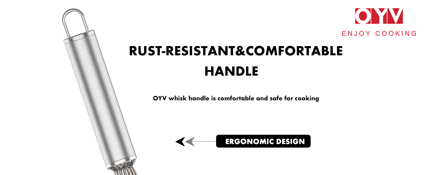 304 Stainless Steel Whisk Set, Dishwasher Safe Rustproof Metal Whisk, Professional Balloon Wire Whisks for Kitchen Cooking, Perfect For Blending, Whisking, Baking, Beating, 3 Packs (8