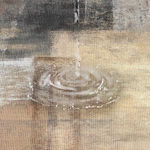 Emvency Farmhouse Placemats Set of 4, 12x18 Inch Modern Abstract White and Brown Art Painting Table Mats for Outdoor Home Party Kitchen Dining Decoration