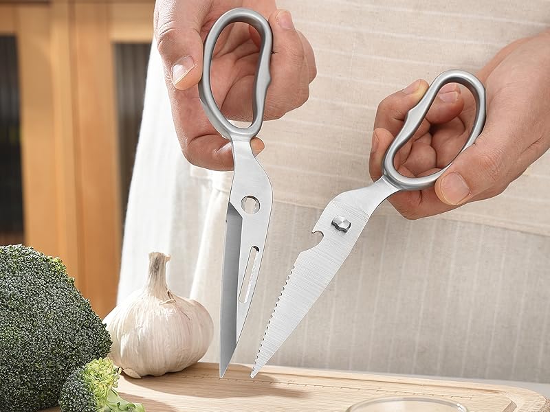 Heavy Duty Poultry Shears That Come Apart, All Purpose Kitchen Shears for Food,3Cr14 Fully Forged Stainless Steel Sharp Blades for Chicken,Meat,Seafood,Herbs Kitchen Scissors