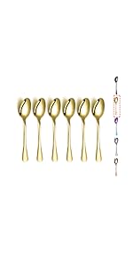 Gold Kitchen Utensils Set, Kyraton 38 Pieces Non-Stick Silicone Cooking Utensils Set, Spoon Spatula Set with Sturdy Stainless Steel Utensil Holder, Dishwasher Safe