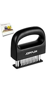 Meat Tenderizer, With 48 Stainless Steel Ultra Sharp Needle Blades, Meat Poultry Tenderizer, for Tenderizing Beef, Pork, Turkey, Fish, Cooking Tool Best for Tenderizing, Marinade, BBQ