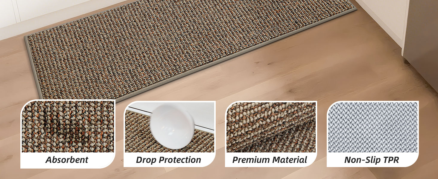 BEQHAUSE Kitchen Runner Rugs 24