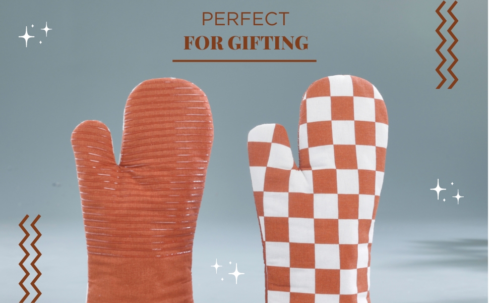 Folkulture Oven Mitts - Set of 2 (12