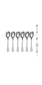 Kyraton Stainless Steel Spatulas Set, Silver Slotted Turner, Solid Turner, Kitchen Spatulas for Nonstick Cookware, Dishwasher Safe, Easy to Clean
