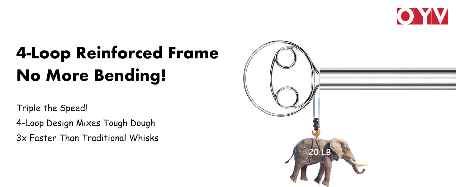 304 stainless steel dough whisk, Dishwasher Safe Danish Dough Whisk, Dutch Bread Whisk for Sourdough, Pizza, Pastry, Cake Batter, 12-inch sourdough tools