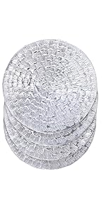 Glass Beads Coasters for Drinks - 12 Pcs Round 4 inch Drink Coaster Thick Absorbent Heat-Resistan - Used for Cold Hot Beverages Glasses Mugs Cups Plants Apartment Decor Bar Table - ALPHA Living HOME