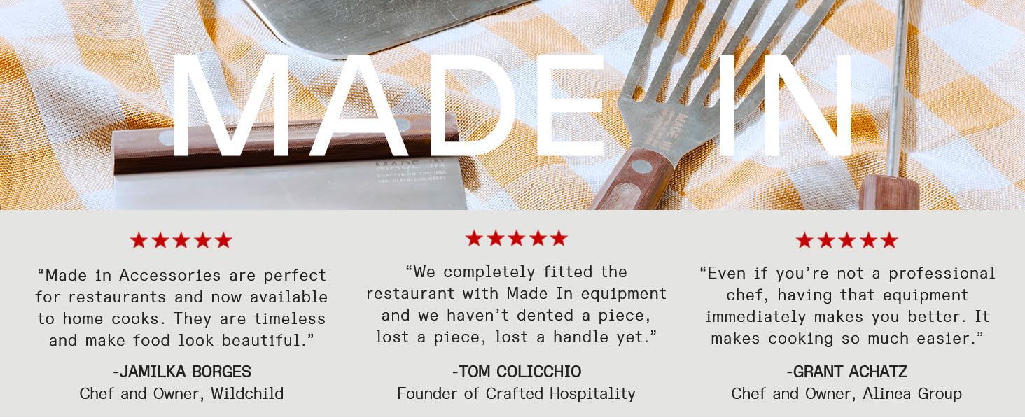 Made In Cookware | Rubber Spatula (Harbour Blue) | Versatile Kitchen Essential | Dishwasher Safe