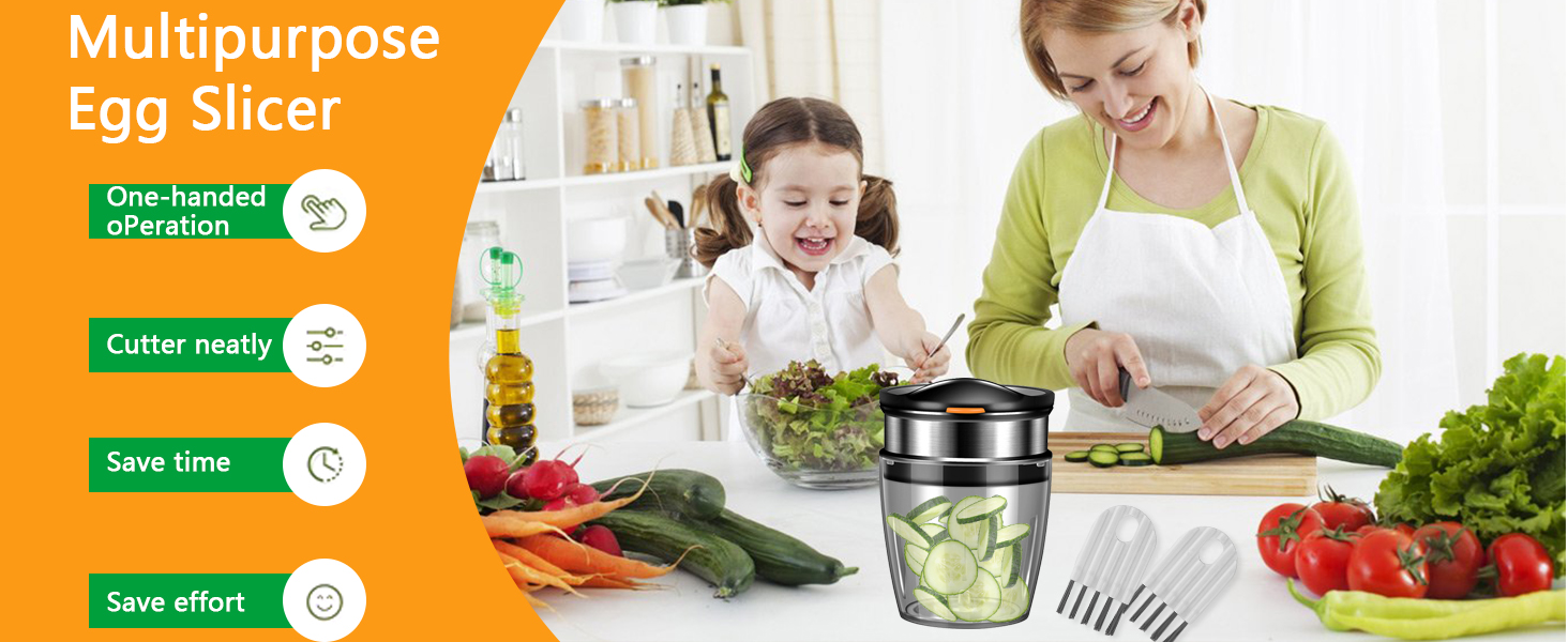 2026 Upgraded Strawberry Slicer, Fruit Slicer Cup for Eggs, Banana,Kiwi, Stainless Steel Strawberry Cutter, Dishwasher Safe, Quickly Makes Fruit & Veggie Salad - Must Have Kitchen Gadget