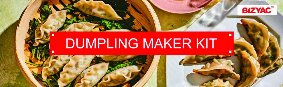 Dumpling Maker Press Mold Set of 4 - Gyoza Pot Pie Maker, Dough Press, Empanada Press 5 inch, Empanada Maker Press 6 inch, Chinese Soup Dumpling, Dumpling Mold, Ravioli, Dumpling potsticker maker