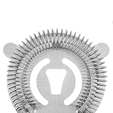 Tifanso Cocktail Strainer Bar Tools - 2PCS Bar Strainer with High Density Spring, Stainless Steel Bartender Accessories for Filtering Cocktail Drink, Professional Bartending Tools with Filter for Home