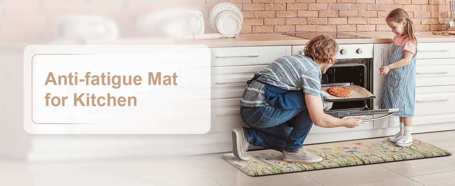 KIMODE Anti Fatigue Kitchen Mat, 17