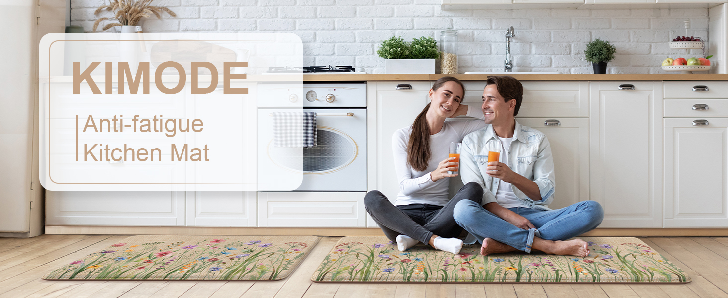 KIMODE Anti Fatigue Kitchen Mat, 17