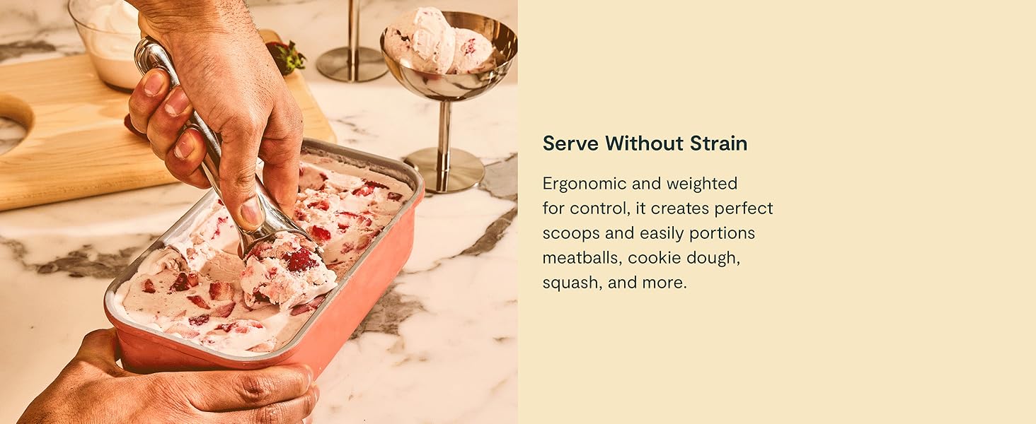 Caraway Kitchen Gadget Set - 5 Piece Kitchen Essentials - Stainless Steel - Includes Can Opener, Pizza Cutter, Garlic Press, Ice Cream Scoop, Vegetable Peeler, and Storage Organizer