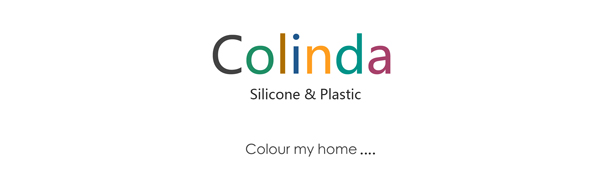 Colinda Silicone Coasters - Set of 6 with Holder, Non-Slip Cup Mats for Hot and Cold Drinks, Decorative Designs, Gift Ready Packaging,Beige