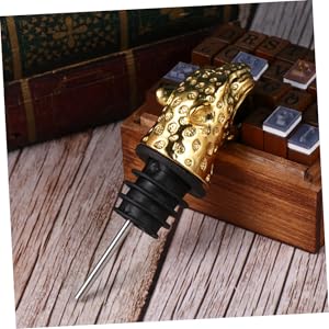 IMIKEYA Wine Bottle Caps Leopard Head Shape Wine Pourer Alloy Wine Stoppers Wine Stopper Pourer Bottle Stopper