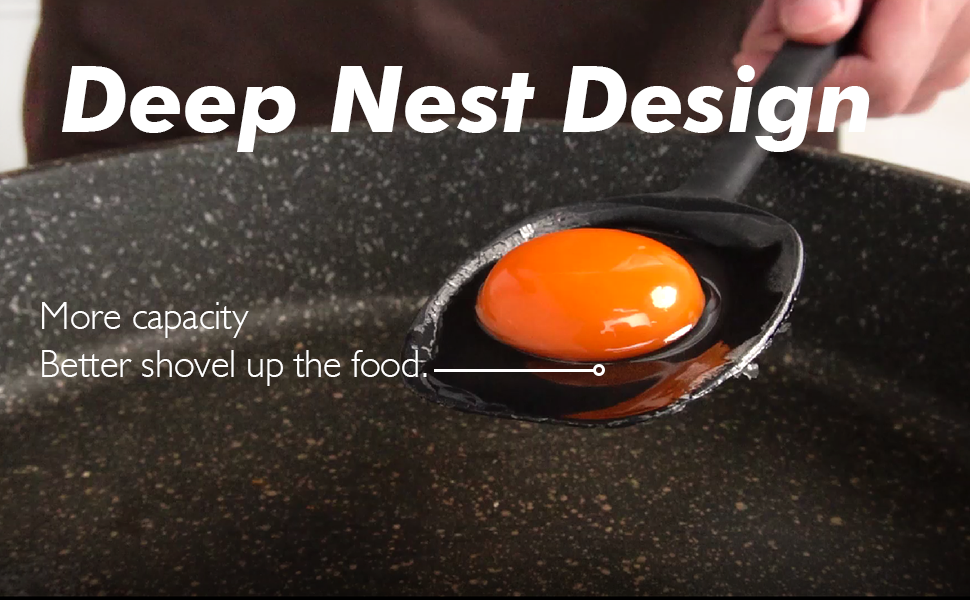 5 Pieces Silicone Spatula Set, Food Grade Rubber Spatula, Upgrade Strong Handle with Ergonomic Grip, Heat Resistant Up to 600°F for Nonstick Cookware, Cooking Black