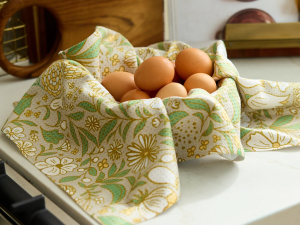 GEOMETRY Kitchen Dish Cloths - Spring & Summer Collection - Premium Dishcloths with Geoweave - Absorbent & Fast Drying Kitchen Towels - Lemon Delight, 10