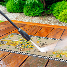 Timgle 3 Pcs Bee Kitchen Rugs Gnomes Rug Retro Style Non Slip Kitchen Print Floor Mat Washable Floor Comfortable Mat for Home Office Sink 17 x 29 Inch 17 x 47 Inch