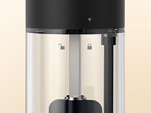 Ultrean Pepper Grinder, Rechargeable Salt and Pepper Grinder with 6 Adjustable Coarseness, LED Light, Automatic Grinder for Kitchen, Home and Kitchen Appliances Birthday Gifts for Women, Black