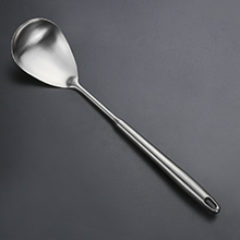 304 Stainlss Steel Kitchen Utensils Set, 12 Pcs Long Metal Cooking Utensil Gadgets Tools Set with Spatula, Ladle, Spoon, Ladle, Skimmer, Tunner, Pasta Server, Tongs(Silver, Dishwasher Safe)