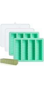 4Inch Round Silicone Mold for Baking, 3Pcs Large Silicone Muffin Top Pan Non-Stick, 6-Cavity Baking Mold for Breakfast Sandwiches Hamburger Egg Whoopie Pie