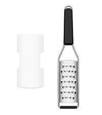 Cambom Lemon & Citrus Zester, Cheese Graters with Stainless Steel Sharp Blade for Parmesan Cheese, Ginger, Garlic, Nutmeg, Chocolate, Vegetables, Fruits, Dishwasher Safe Shredder Fine Blade