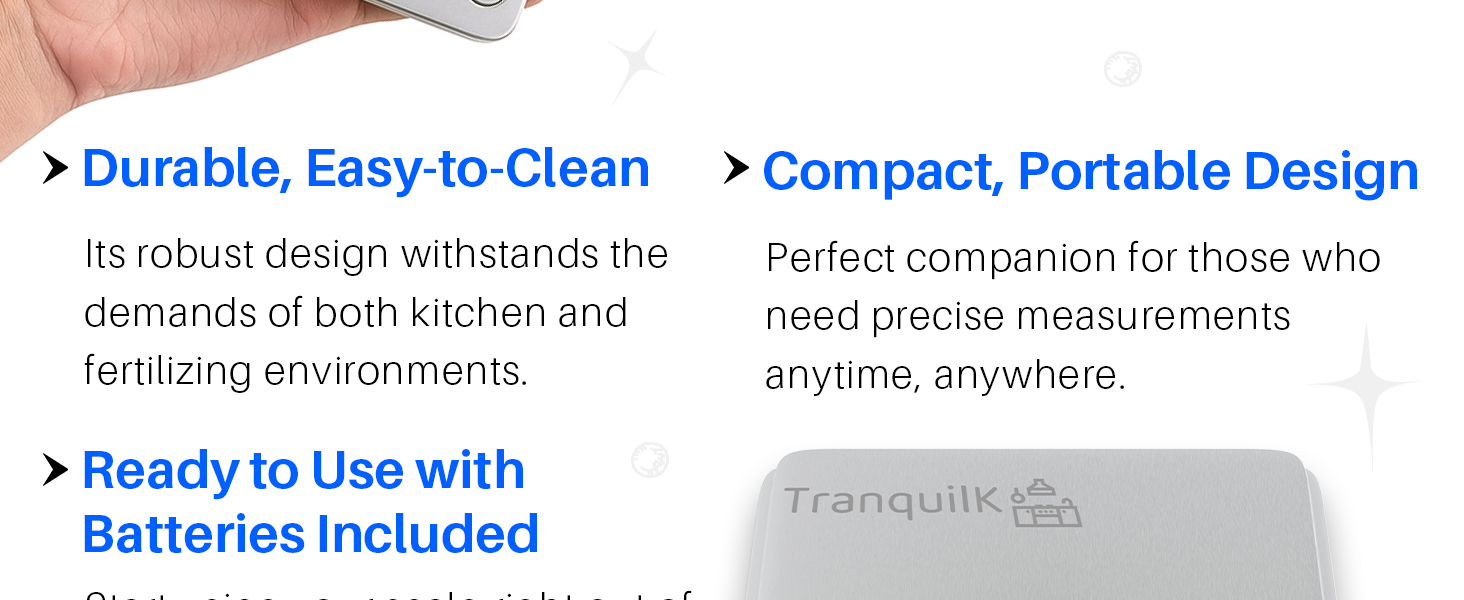 Digital Food Scale for Kitchen (0.1g-3kg)