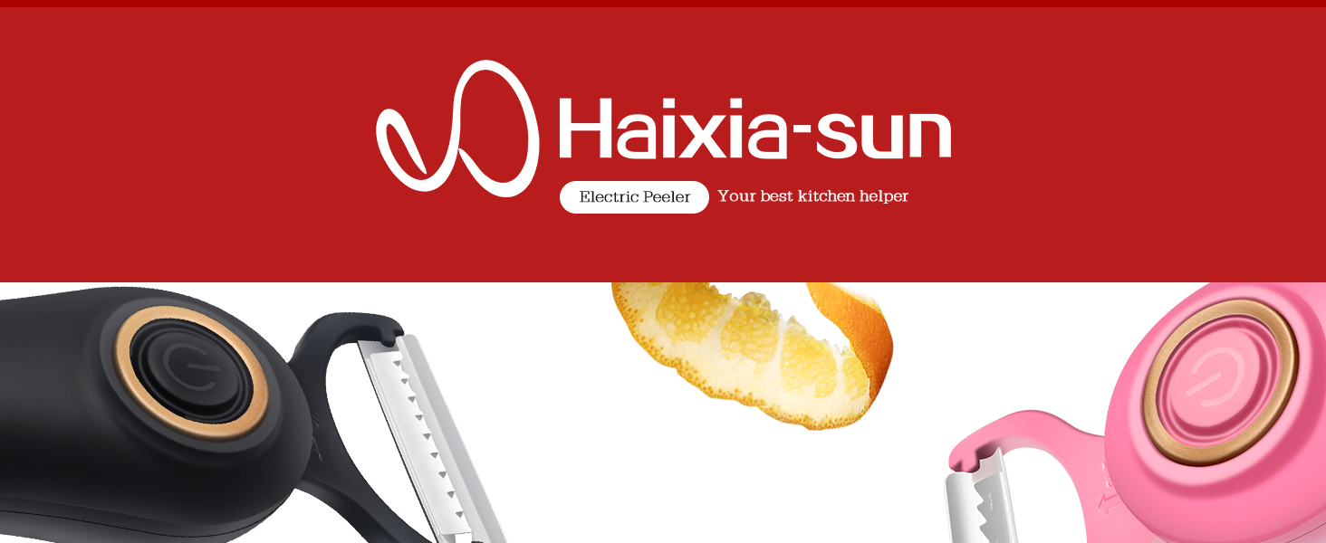 2-in-1 Electric Peeler | Auto Blade for Fruits/Vegetables | 2 Interchangeable Blades | 2*AAA | Kitchen, Travel, Camping