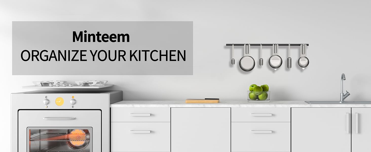 Stainless Steel Measuring Cups & Spoons Set for Cooking and Baking, Nesting Measuring Cups Measuring Spoons for Measuring Dry or Liquid Ingredients, Kitchen Gadgets, 10Pack