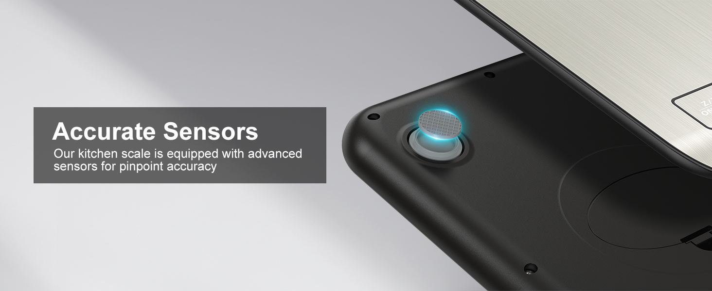 Ultrean Food Scale, 33lb Digital Kitchen Scale for Food Ounces Grams, 304 Stainless Steel, Type-C Charging and Batteries, Perfect for Meal Prep, Cooking, and Baking