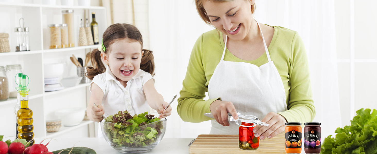 Jar Opener, Multifunctional Jar Openers for Seniors, Stainless Steel Jar Lid Opener, Easy Twist Bottle Opener for Seniors with Arthritis