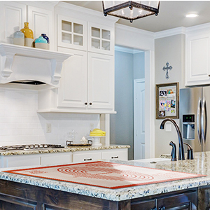 Silicone Pastry Mat 36x24 Inch Nonstick Baking Mat -Perfect for Dough, Pastry, Dough Rolling, Kneading Board, Pie Crust, Fondant, Pasta/Pizza, Kitchen Counter Mat