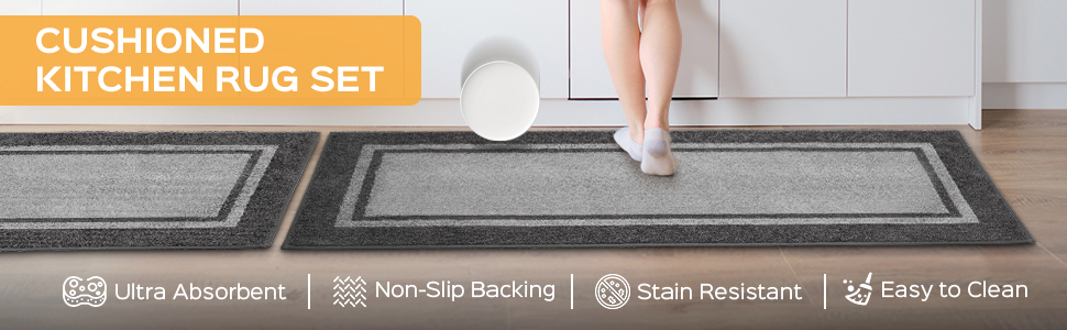 Kitchen Rugs Set (24