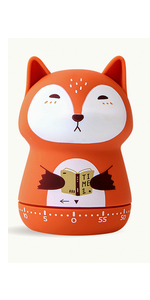 Square 60 Minute Mechanical Kitchen Timer - Visual Kitchen Cooking Timer Clock with Loud Alarm - No Batteries Required-Manual Countdown Timer for Classroom, Home, Study and Cooking (White)